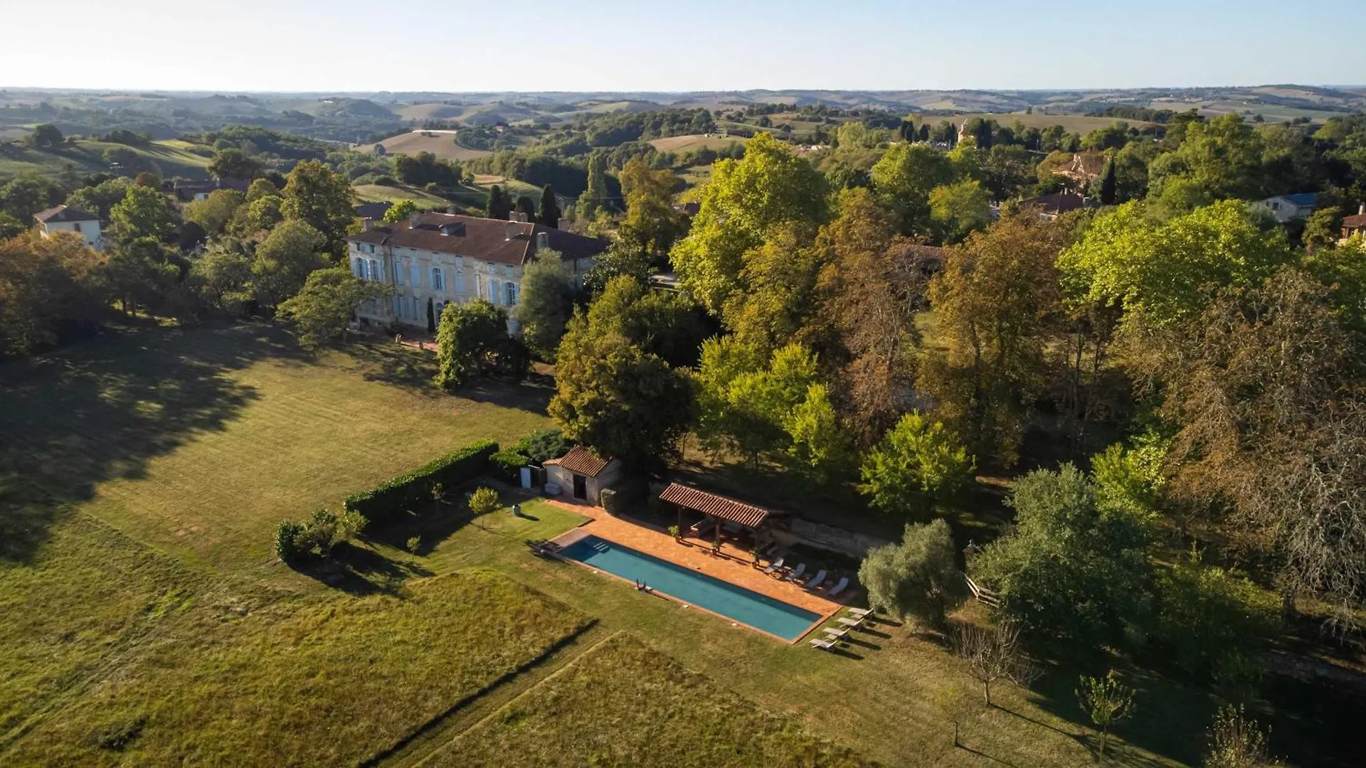18Th Century Chateau With Stunning Pool & Gardens Castelnau-Picampeau
